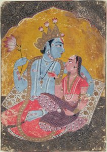 Krishna and Radha by Indian School