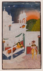 Lalita Ragini, Page from a Dispersed Ragamala Series by Indian School