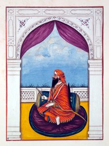 Maharaja Dyan Singh, from The Kingdom of the Punjab, Its Rulers and Chiefs, Volume I, a Volume of 27 Watercolour Studies by an Unidentified Indian Artist (c.1840)