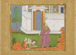 Majnun is Reduced to an Abject State by Indian School