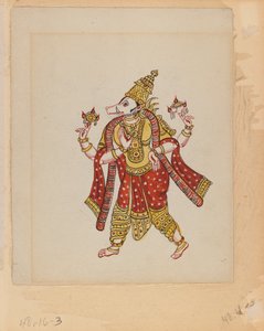 One of a set of nine images showing Indians in different professions by Indian School