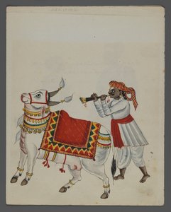 One of a set of nine images showing Indians in different professions