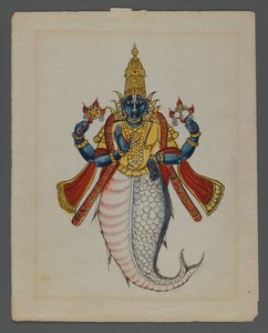 One of a set of nine images showing Indians in different professions by Indian School