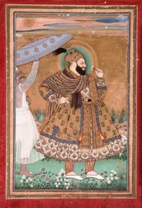 Portrait of Sultan Abul Hasan of Golconda, Standing by Indian School