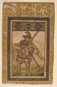 Portrait of the Portuguese Admiral Albuquerque by Indian School