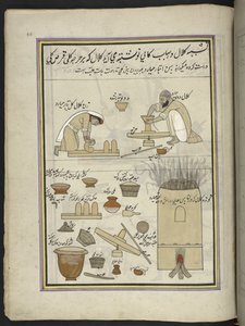 Potters, 86 Drawings Bound into a Volume Depicting Trades and Occupations in Kashmir by Indian School