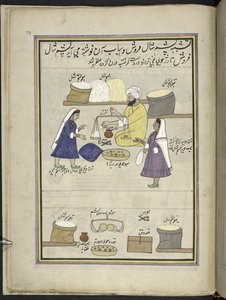 Raw shawl wool being distributed to women for spinning by Indian School