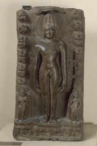Relief Depicting Vrishabha, the First Tirthankara by Indian School