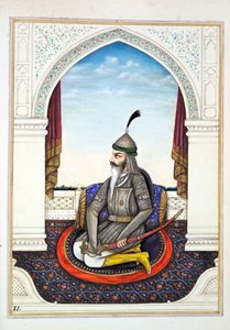 Sirdar Harri Singh, from The Kingdom of the Punjab, its Rulers and Chiefs, volume I by Indian School