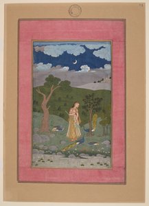Sorath Ragini, India, Hyderabad, circa 1760; Johnson Album 37, no 24 by Indian School
