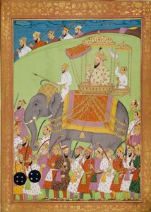 Sultan Babes on an elephant