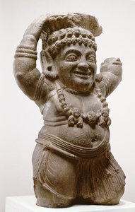 The Dwarf Yaksa, from Cave 3 of the Pitalkhora Caves, Maharashtra, 100 BC