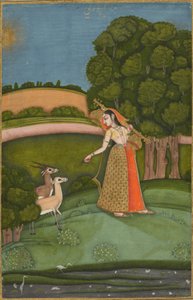 Todi Ragini, from a Ragamala Series, c.1755 by Indian School