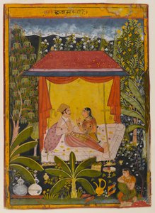 Unidentified Page from a Dispersed Nayika Series by Indian School