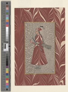 Woman Holding a Peacock, Bijapur, c.1660 by Indian School