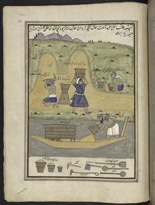 Workers Excavating Earth and Transporting It, from 