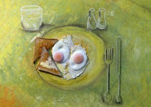 Sunny Side Up Breakfast by Ingrid Douglas