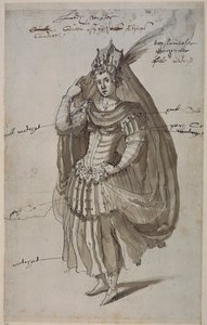 Queen Candace, c.1609 by Inigo Jones