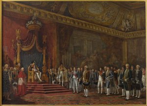 Deputation from the Roman Senate Presenting Its Homage to Napoleon I on 16 November 1809, 1810