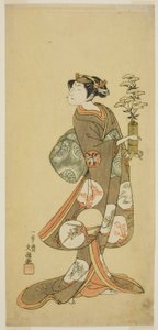 The Actor Yamashita Kyonosuke I in a Female Role by Ippitsusai Bunchō