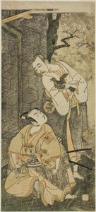 The Actors Nakamura Utaemon I as Seigen, and Ichikawa Komazo II as Shimizu Tonoinosuke Kiyoharu, in the Play Soga Moyo Aigo no Wakamatsu, Performed at the Nakamura Theater in the Third Month, 1769