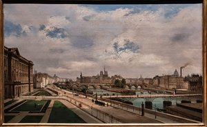 View of Paris from the Louvre Palace
