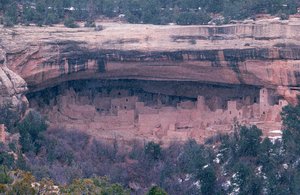 Cliff Palace in Mesa Verde National Park Located in the Southwestern Corner of the United States