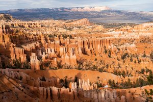 Hoodoos - spires created by erosion - at Bryce Canyon National Park in Utah, 2019