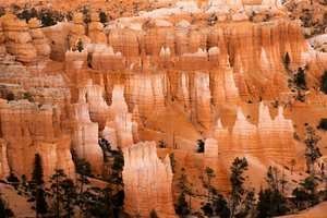 Hoodoos - Spires Created by Erosion - at Bryce Canyon National Park in Utah, 2019