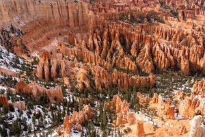 Hoodoos - Spires Created by Erosion - at Bryce Canyon National Park in Utah, 2019