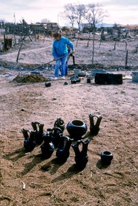 Pottery making in Santa Clara by Ira Block
