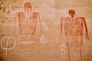 Rock art of the Anasazi and other pueblo dwelling early inhabitants of the Four Corners by Ira Block