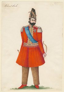 Mohammad Shah Qajar, King of Persia by Iranian Master