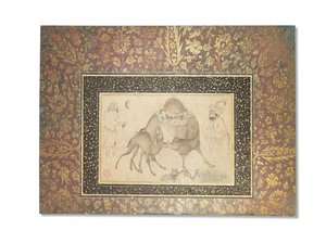 A Camel and Her Calf, Safavid Iran, 1650-1700