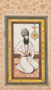 Portrait of Karim Khan Zand by Iranian School