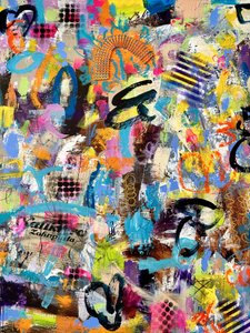 Vibrant Abstract Street Art