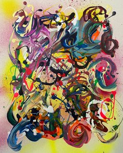 Vibrant Abstract Swirls by Irene Chua
