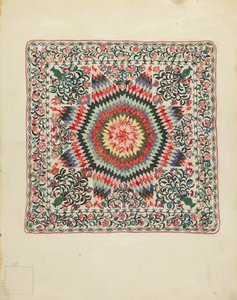Patchwork and Applique Quilt by Irene Schaefer