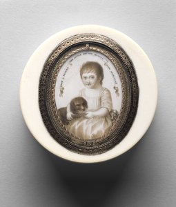 Box with Portrait of a Boy by Irish School