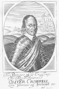 Oliver Cromwell, c.1650 by Irish School