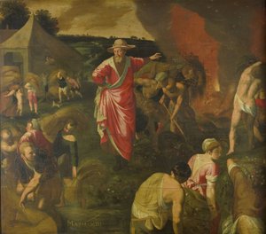 Parable of the Weeds among the Wheat by Isaac Claesz. van Swanenburg (attributed to)