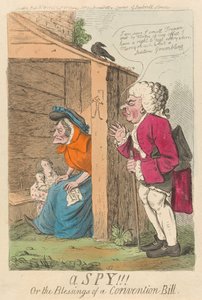 A Spy!!! or the Blessings of a Convention Bill by Isaac Cruikshank