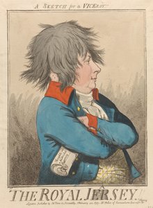 The Royal Jersey!! A Sketch for a Viceroy!! by Isaac Cruikshank