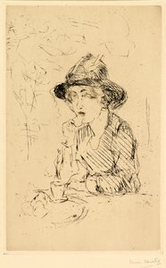 Lady at the Breakfast Table by Isaac Israels