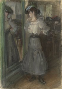 Girl in Front of a Mirror