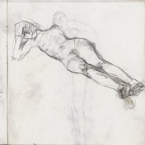 Reclining Female Nude by Isaac Israels