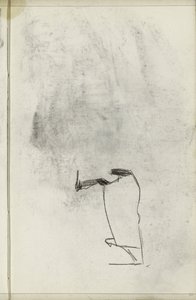 Study, Possibly of a Horse with Blanket