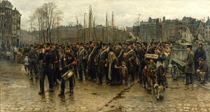 Transport of Colonial Soldiers by Isaac Israels