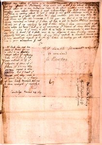 Letter Written by Isaac Newton, 28 November 1679