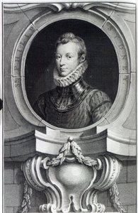 Sir Philip Sidney, Engraved by Jacobus Houbraken, 1743 by Isaac Oliver